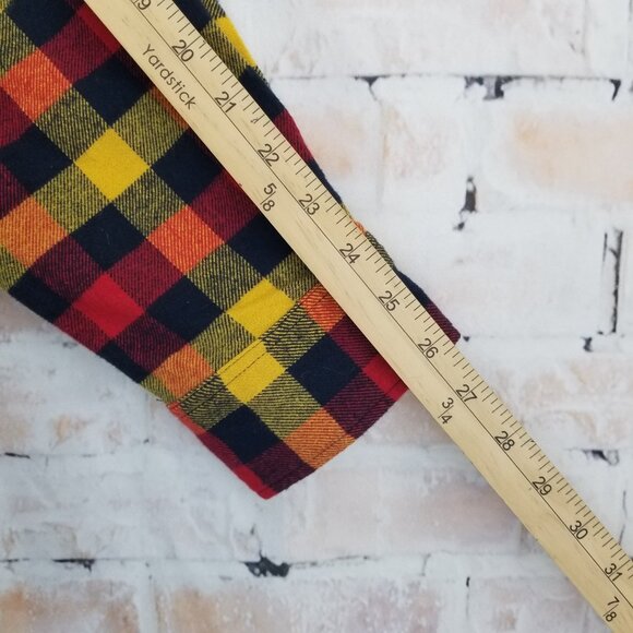 Fjällräven Skog Button Up Shirt Mens Large Slim Fit True Red Plaid NWT - Picture 6 of 11